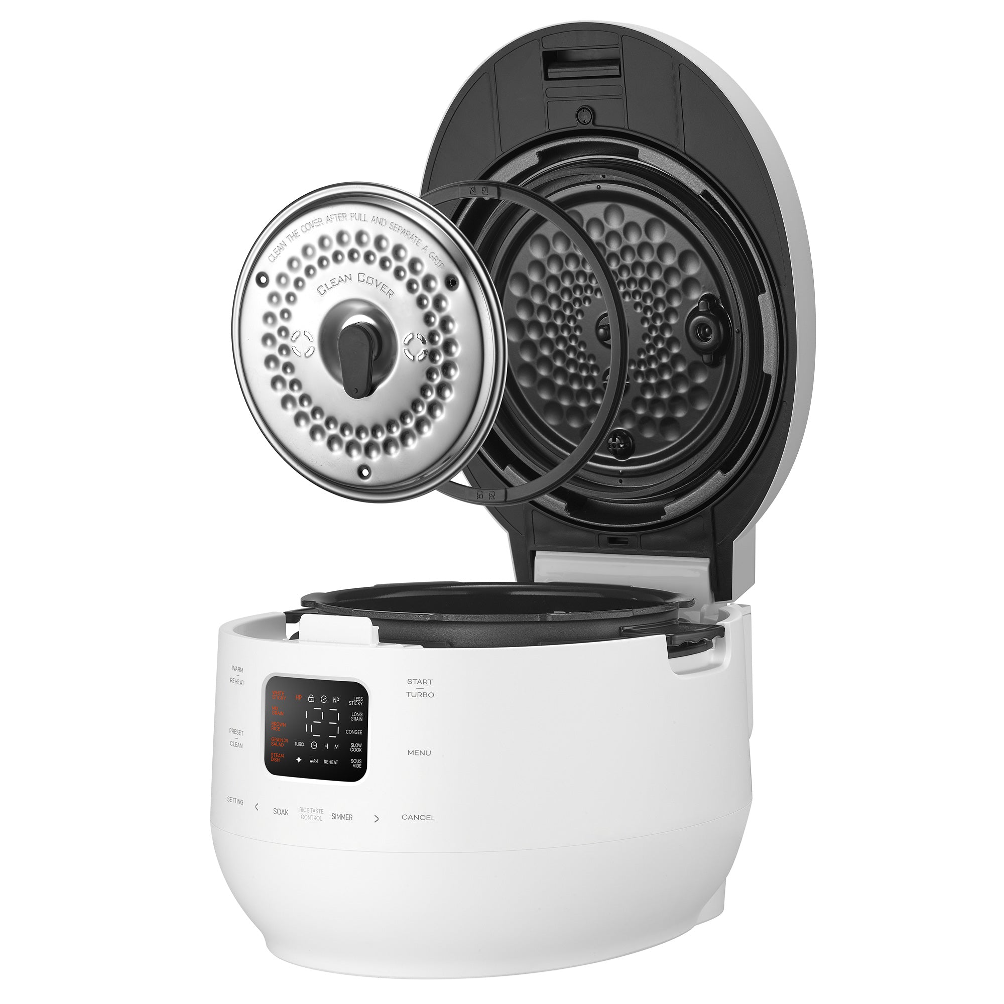 10-Cup (10 Person) Heating Dual Pressure Rice Cooker (CRS-FWK1040WUS) Cuchen USA