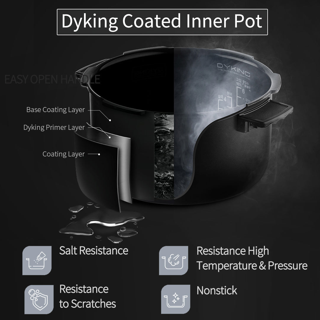 10-Cup (10 Person) Heating Dual Pressure Rice Cooker (CRS-FWK1040WUS) Cuchen USA
