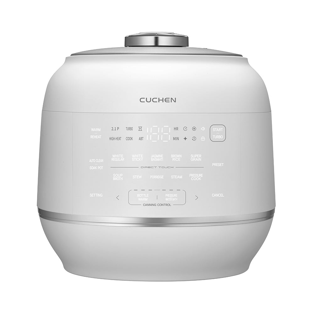 White humidifier with control panel on a white background