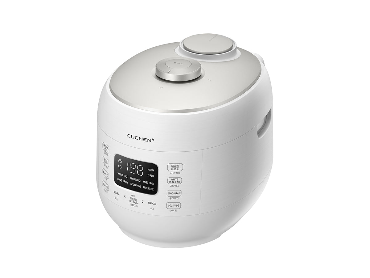 6-Cup (6 Person) Golden Rice Cooker - Stainless Steel Inner Pot Cuchen USA