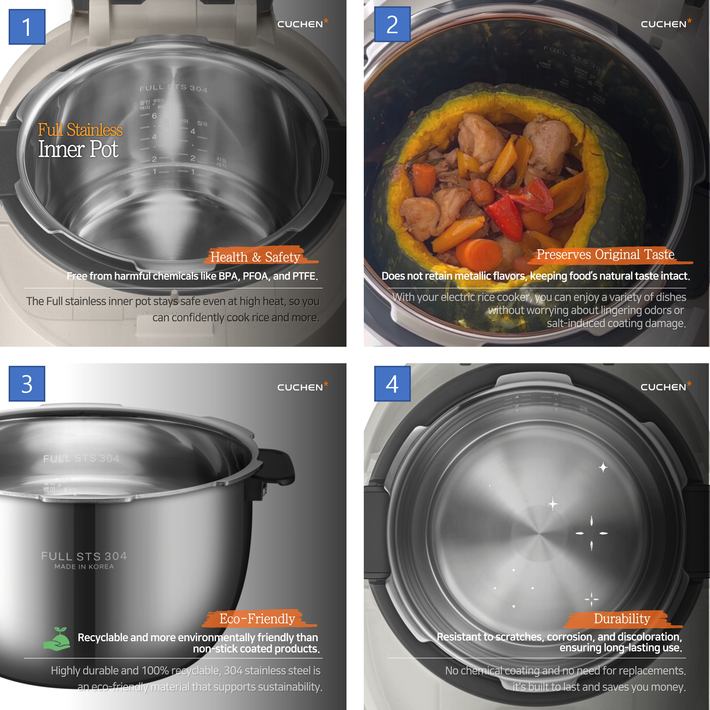 cuchen stainless rice cooker image