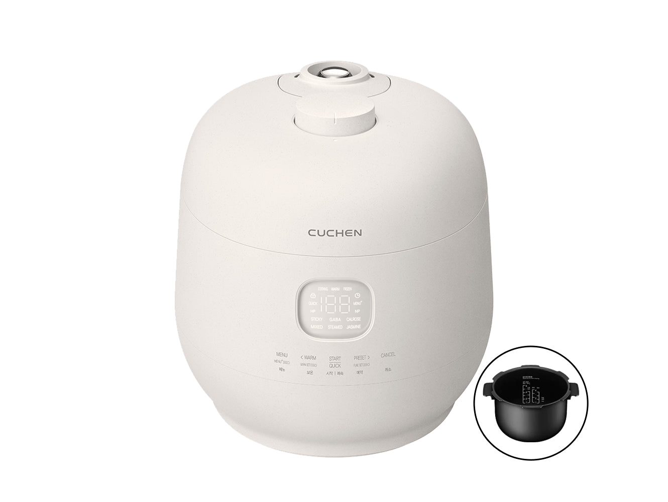 10-Cup (10 Person) IH Dual Pressure Rice Cooker (CRH-TWK1040WUS)