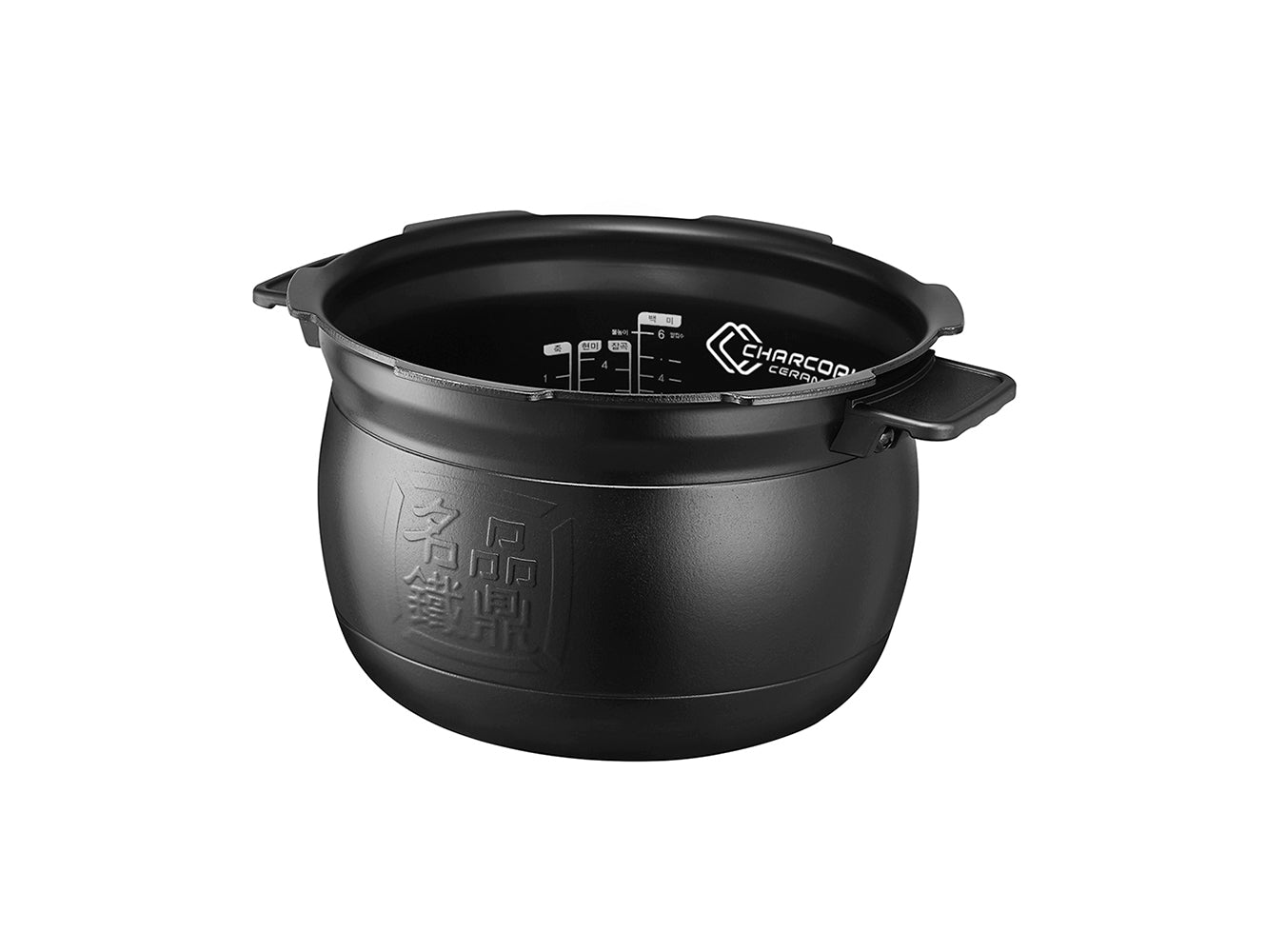A black replacement inner pot for specific CUCHEN pressure cooker models.