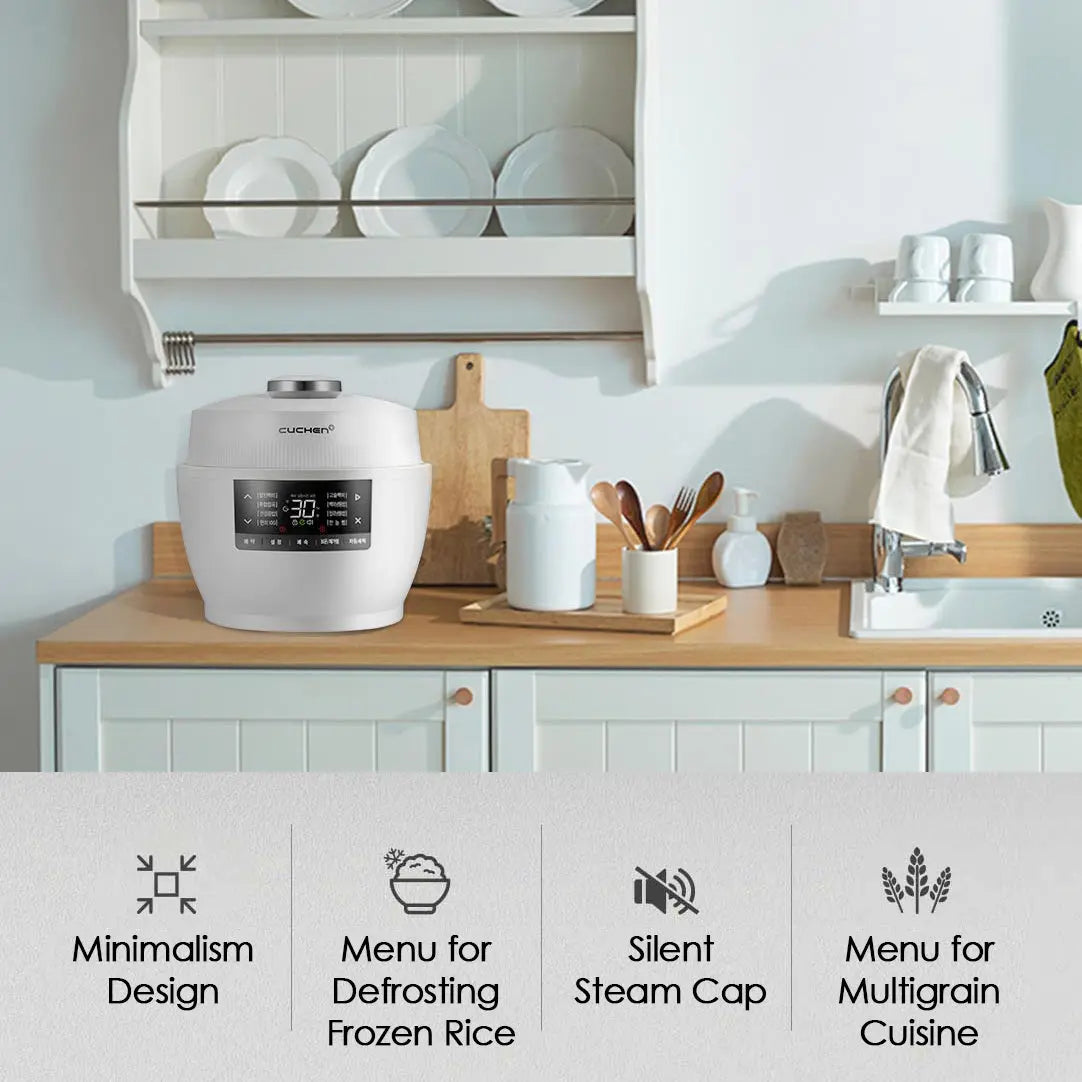 3-Cup IH Pressure Rice Cooker (CRT-PQWK0340WUS) Cuchen USA