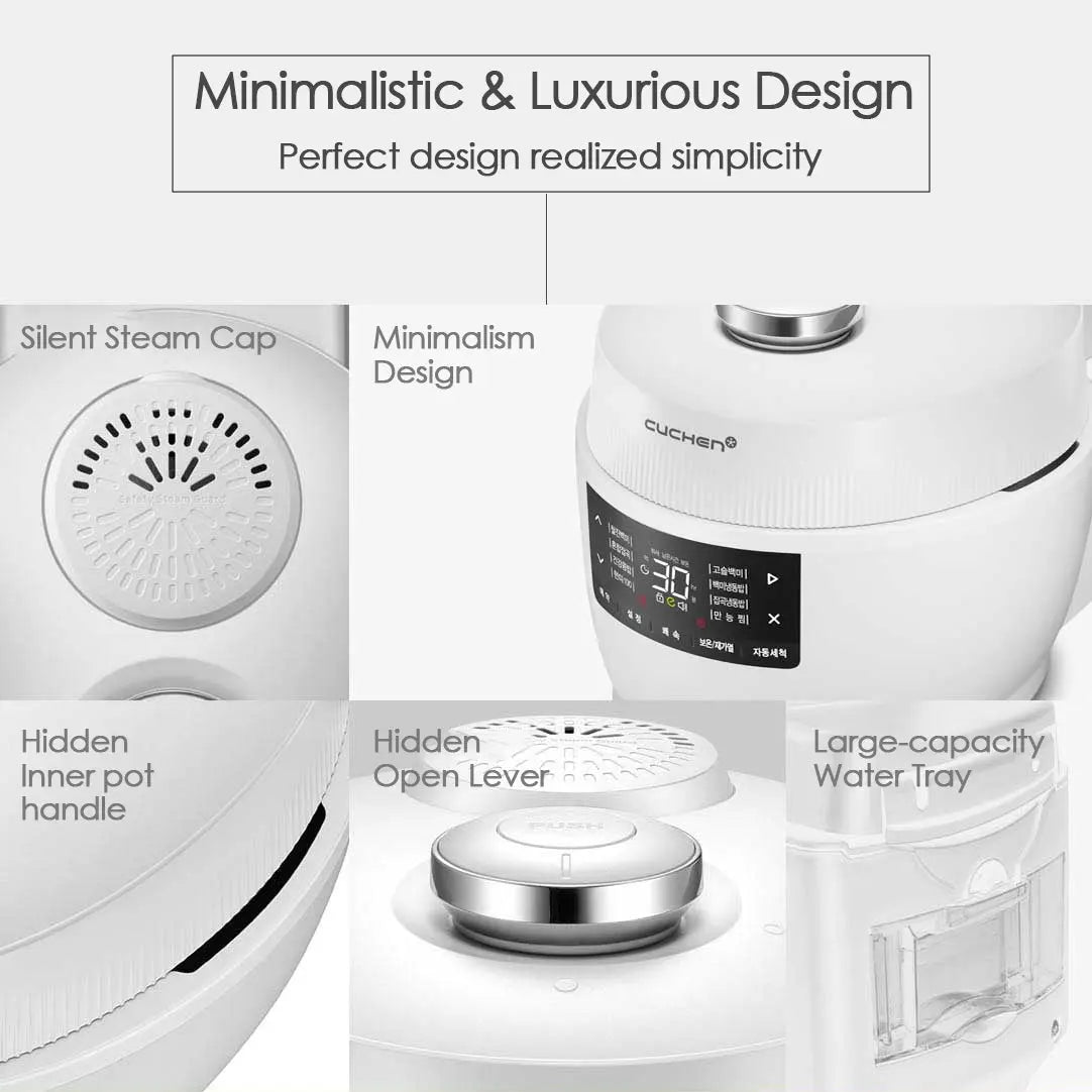 3-Cup IH Pressure Rice Cooker (CRT-PQWK0340WUS) Cuchen USA