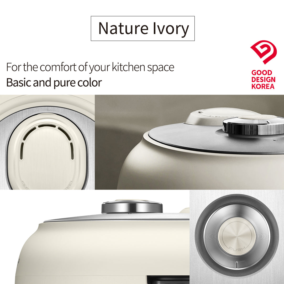 6-Cup (6 Person) IH 2.1 Pressure Rice Cooker (CRT-RPK0640IUS) Cuchen USA