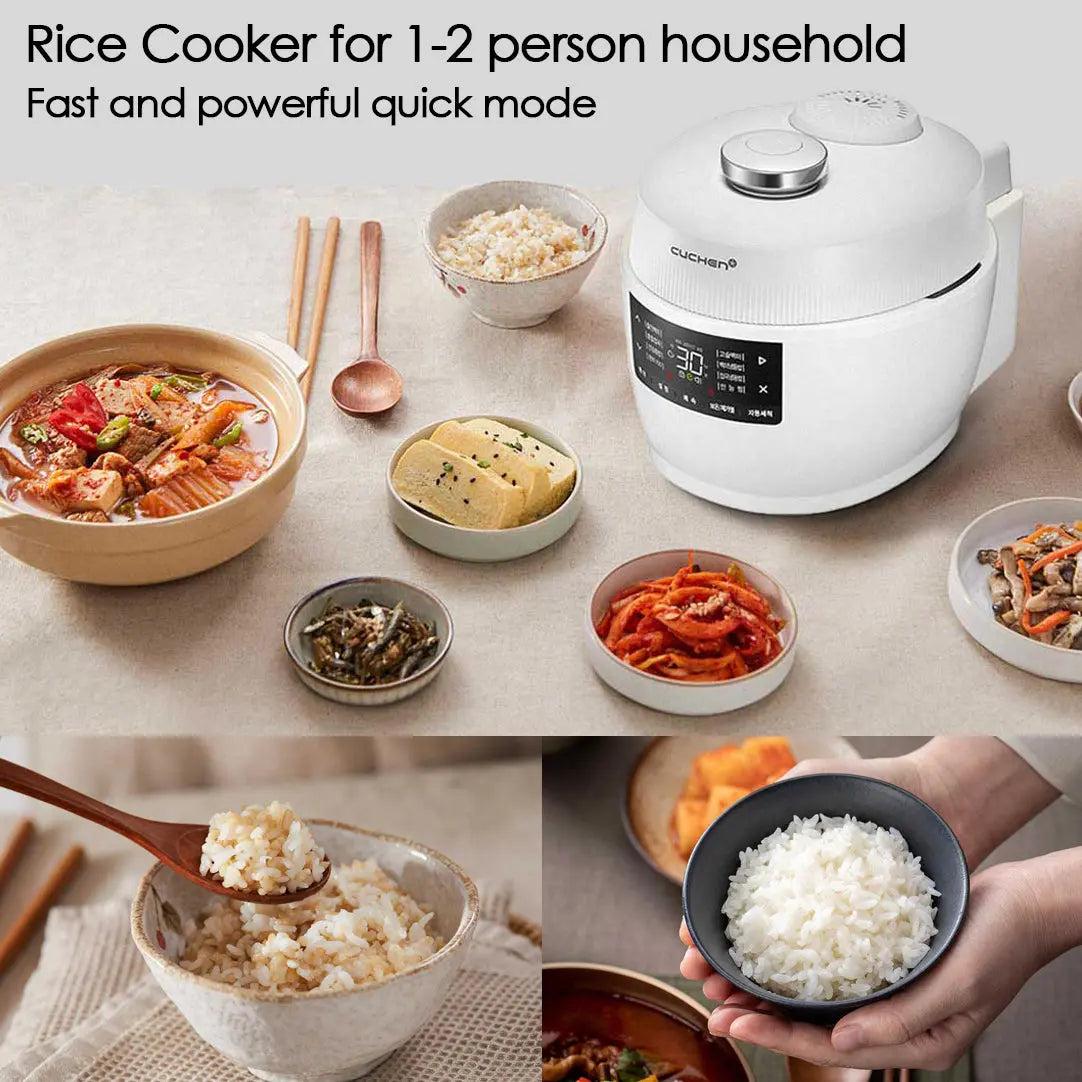 3-Cup IH Pressure Rice Cooker (CRT-PQWK0340WUS) Cuchen USA