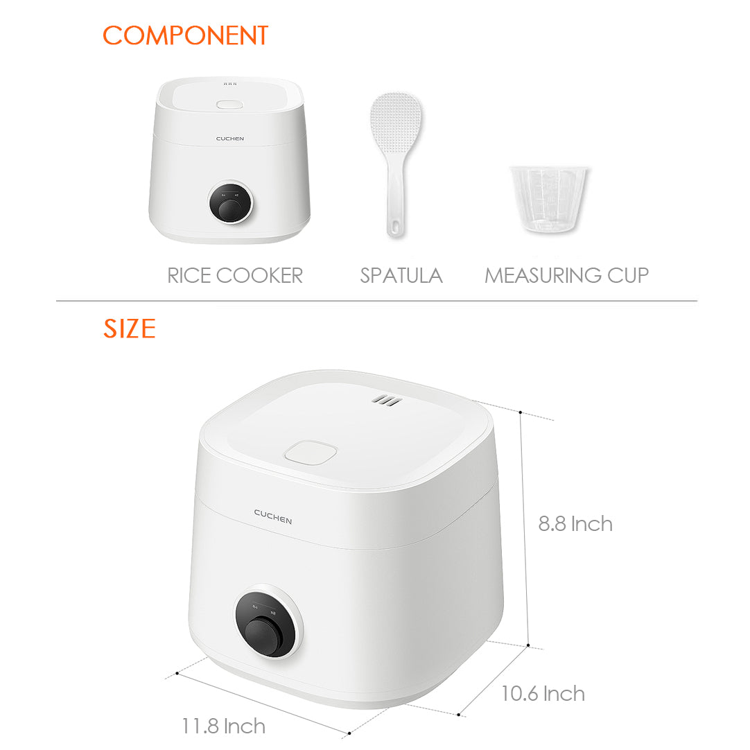 6-Cup (6 Person) Basic Rice Cooker (CRE-D0601WUS)