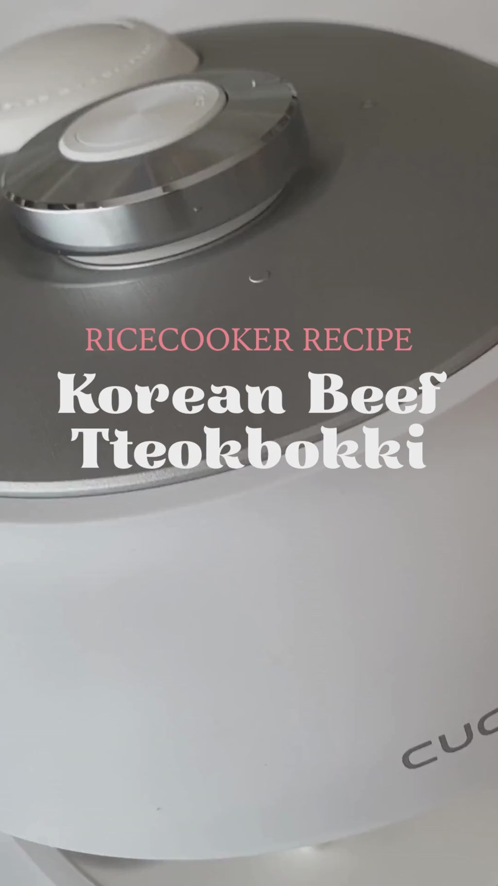 CRT-RPD 6dup recipe korean beef tteokboki video
