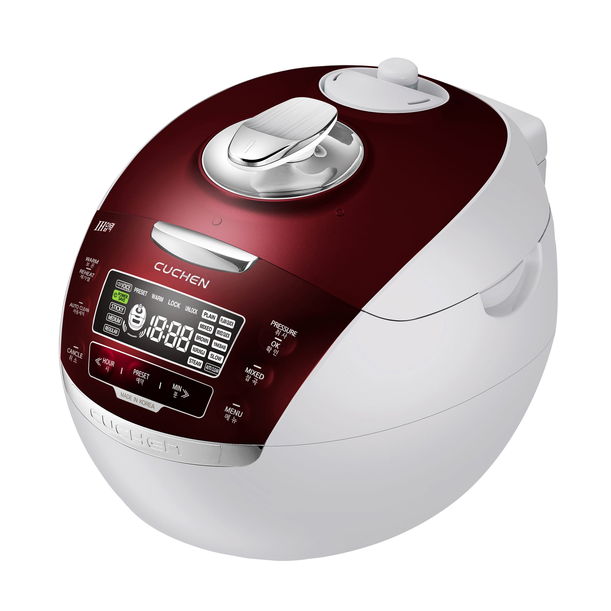 10Cup IH Pressure Rice Cooker (CJHVES1000SKUS) CUCHEN USA